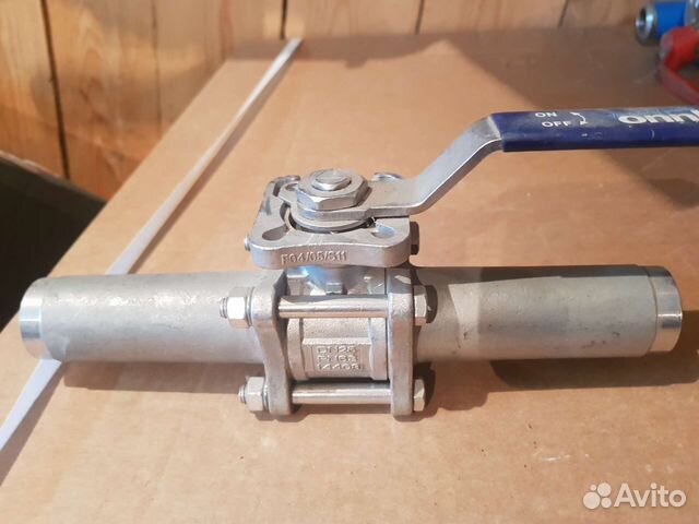 Кран шаровый нержавеющий ду25 приварка купить в Санкт-Петербурге ...