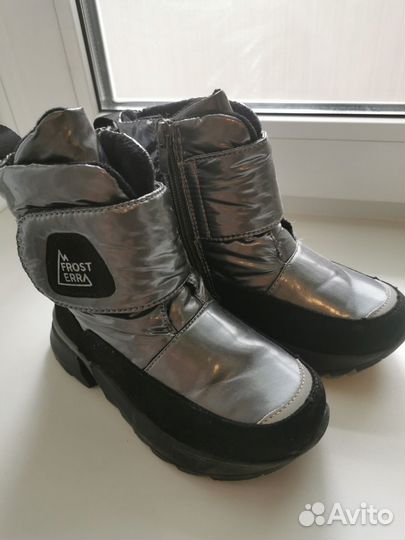 Сапожки на девочку 29р (зима)