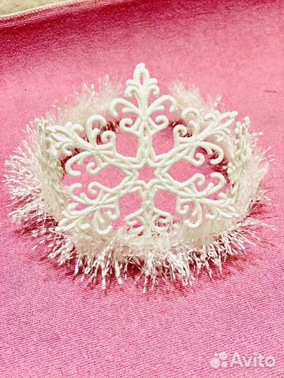 Корона снежинки на утренник