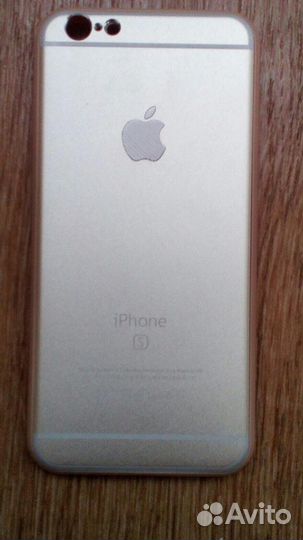 Чехол для iPhone 6s (золото) + подарок (защитная п