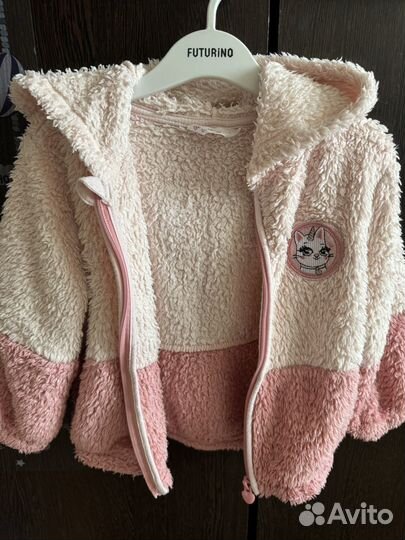 Кофта пушистая на молнии