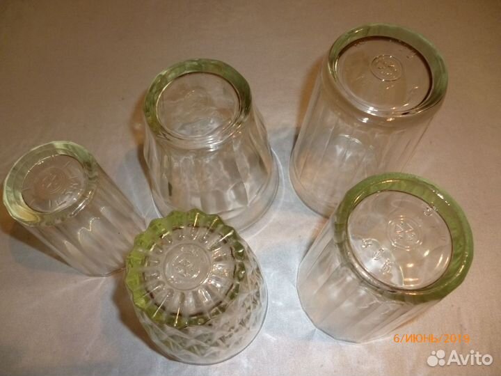 14 гранёных стаканов СССР