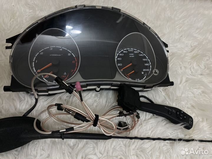 Приборная панель priora с навигацией