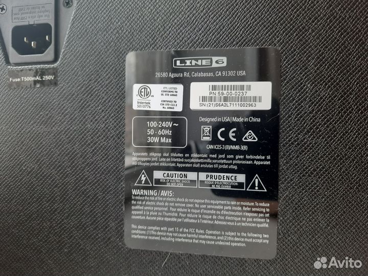 Комбоусилитель line 6 Spider v20 mk2