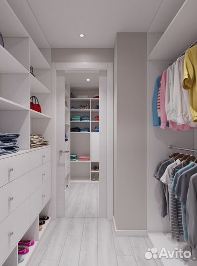 PI5B9 Гардеробная с Зеркалом