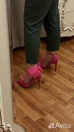 Туфли босоножки розовые фуксия 36 размер
