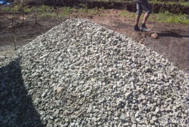 Щебень гранитный от 3-х кубов