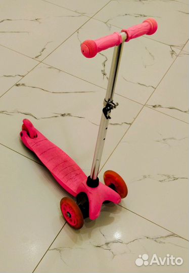 Самокат детский трехколесный б/у