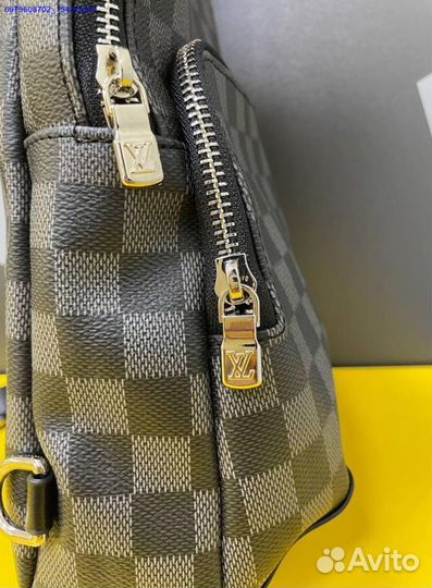 Мужская нагрудная сумка Louis Vuitton шахмат