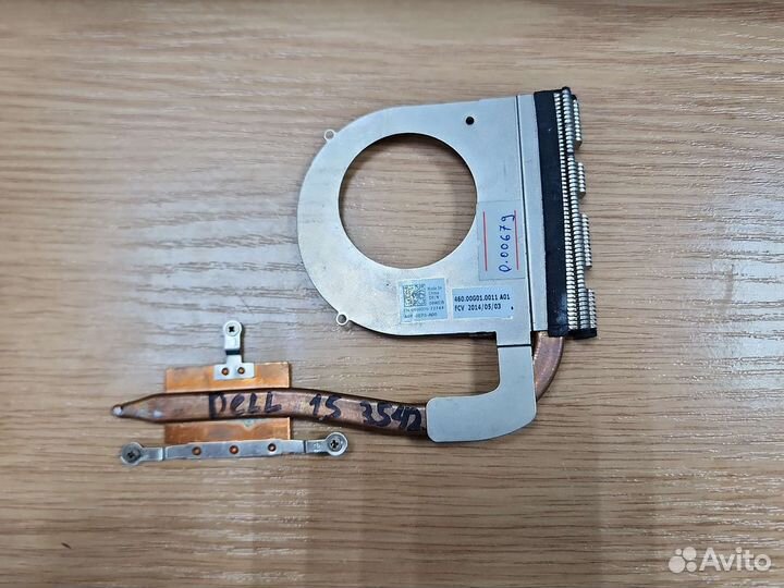 Радиатор охлаждения для ноутбука Dell inspiron 15