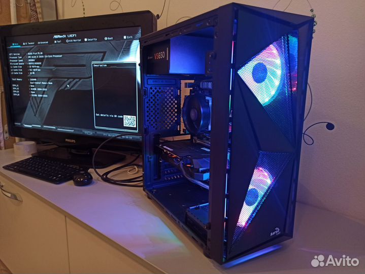 Игровой компьютер ryzen 5/RTX 2060/16GB/512 SSD