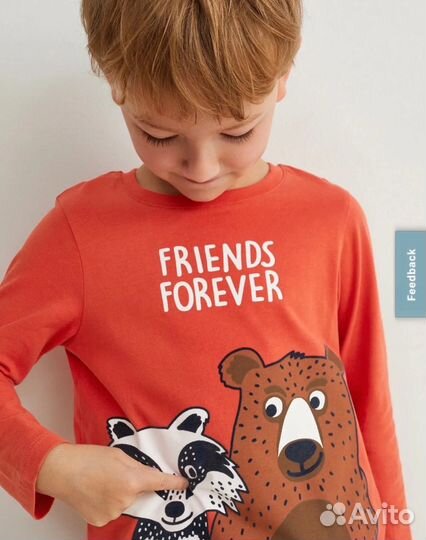 Лонгсливы на мальчика 86/92 C&A