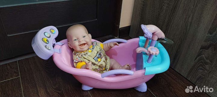 Berenguer пупс и интерактивная ванна