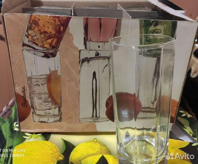 Стаканы 6 шт новые