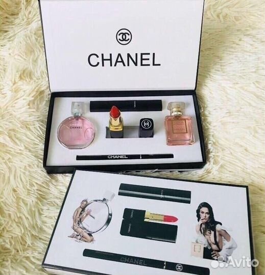 Подарочный набор 5в1 Chanel новый