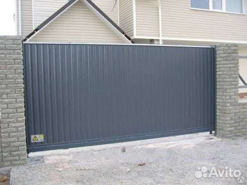Откатные ворота под ключ