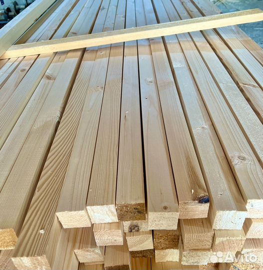 Брусок сухой строганный 40х40 3 метра