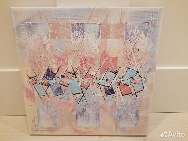 Картина розовый взрыв