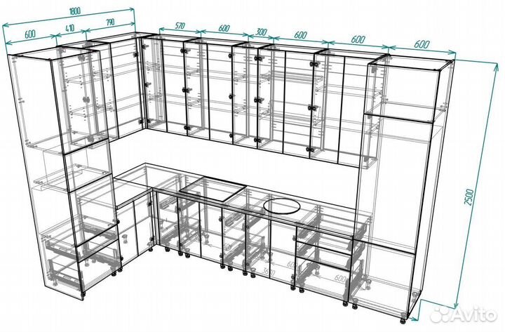 Кухонные фасады Ремонт в Москве