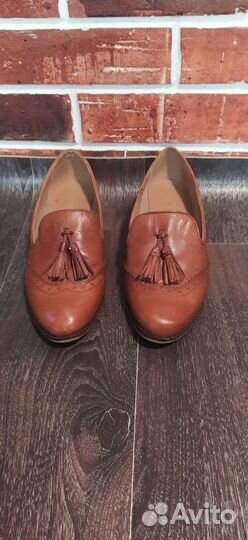 Качественные, кожаные мокасины бренд 