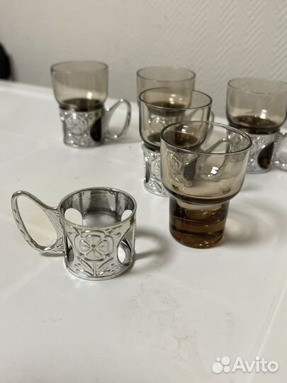 Рюмки с подстаканниками