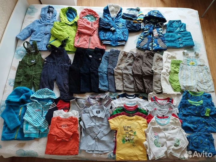Одежда импортная для мальчика или двойни, р. 80