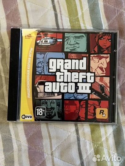 Диск Gta 3 PC лицензия