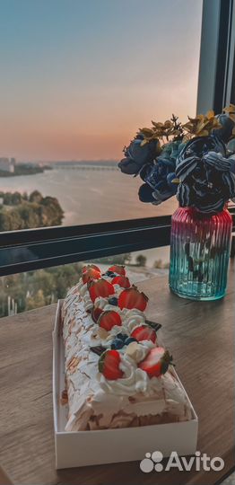 Меренговый рулет