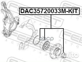 Подшипник ступицы DAC35720033M-KIT DAC35720033M