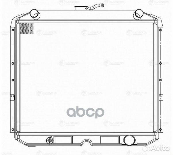 Радиатор охл. LRc 12Y8 luzar
