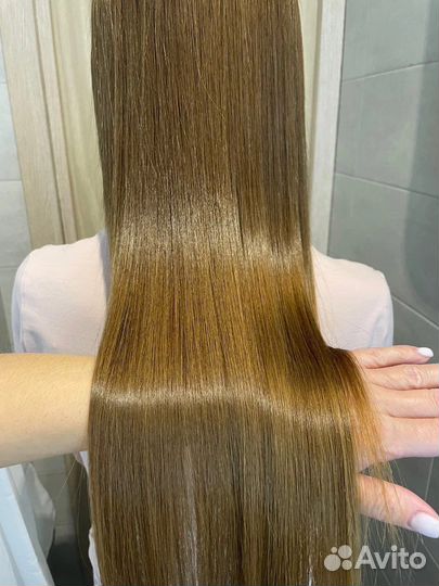 Кератиновое выпрямление волос модель