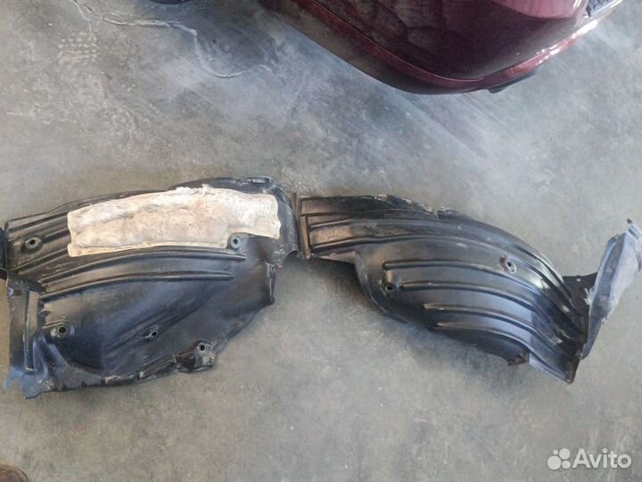 Защита под крыло Mazda CX-9, левая передняя
