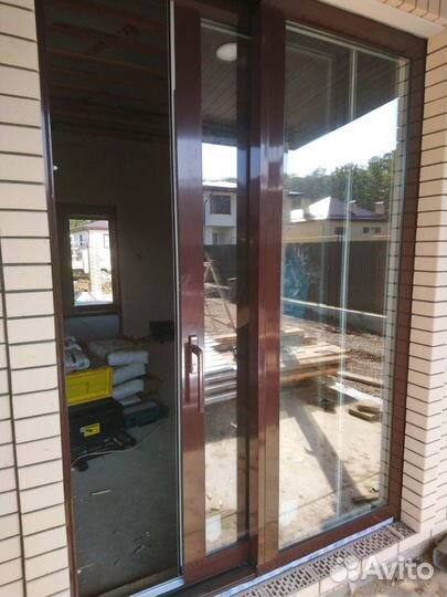 Алюминиевые двери раздвижные и окна