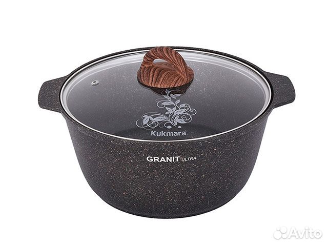 Кастрюля-жаровня с антипригарным покрытием со