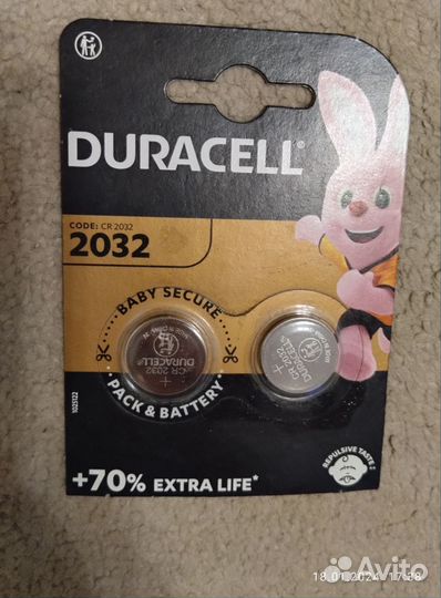Батарейки новые CR 2032