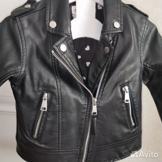 Куртка - косуха hm для девочки 98 размер