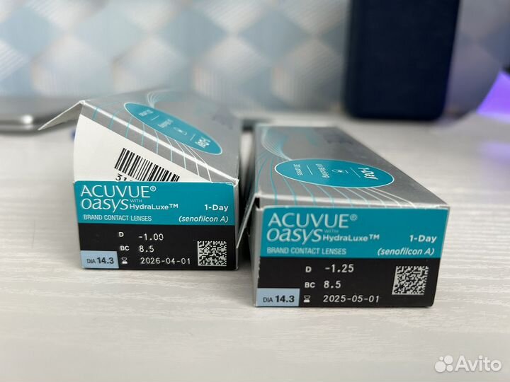Линзы контактные acuvue oasys