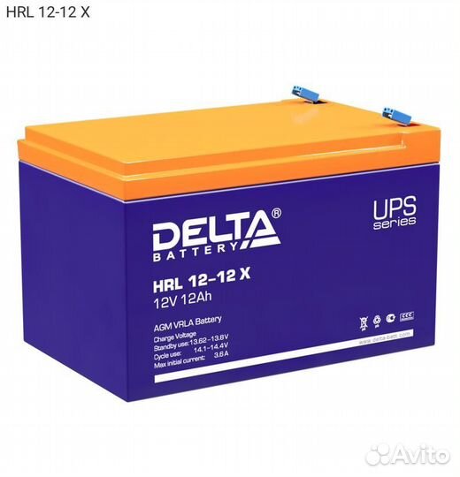Батарея для ибп Delta HRL X, HRL 12-12 X