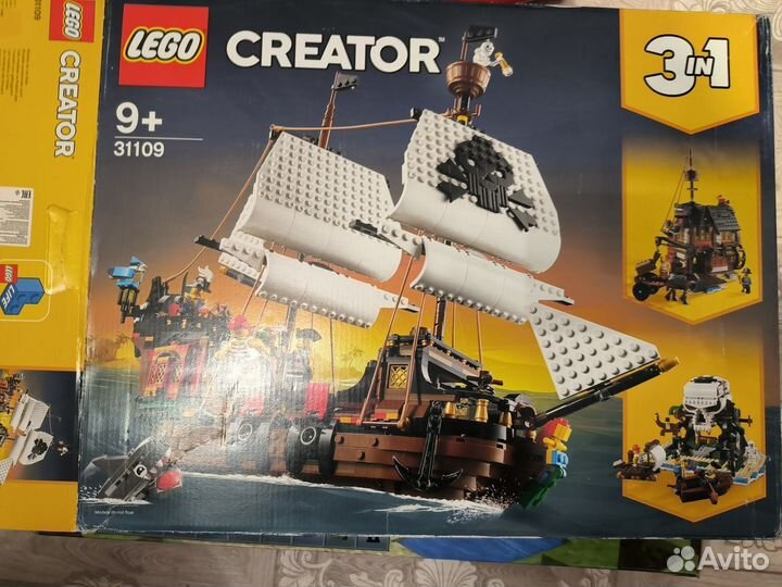 Lego Creator Пиратский корабль, Майнкрафт