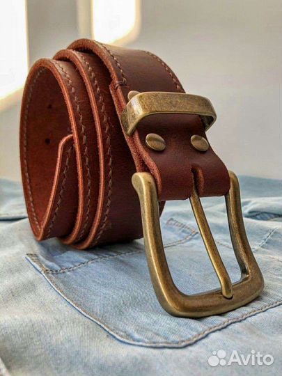 Ремень кожаный