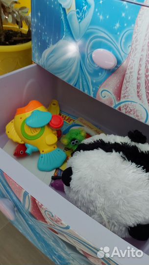 Комод детский для игрушек пластиковый