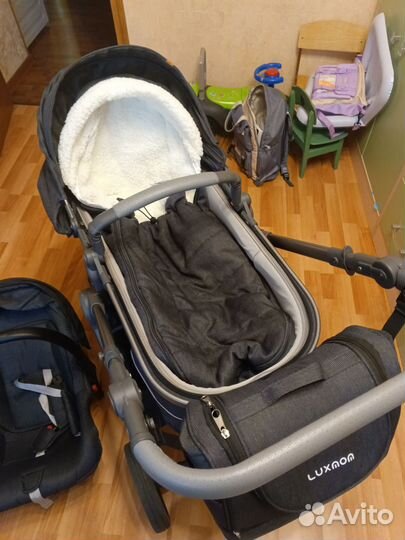 Коляска 3 в 1 бу
