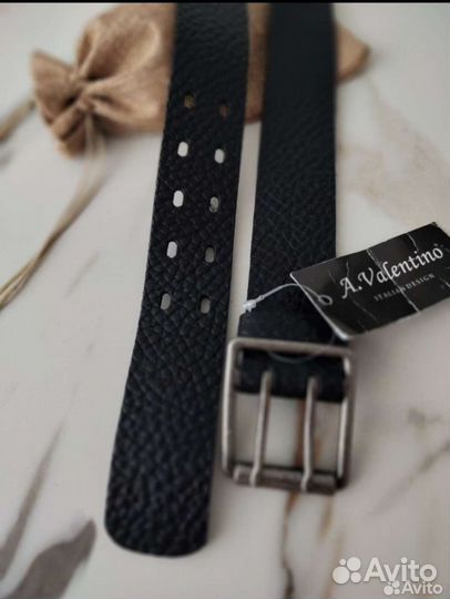 Ремень мужской кожаный