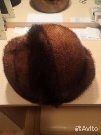 Берет и шапка норковые