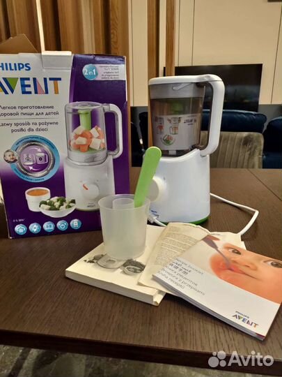 Philips avent SCF870 пароварка-блендер для пюрешек
