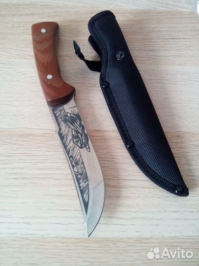 Нож охотничий, длина 26см, клинок 140мм/2,4мм