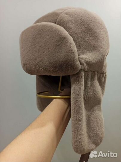 Шапка ушанка женская