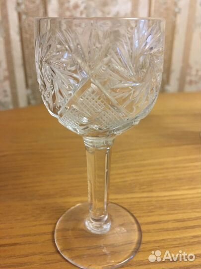 Фужеры,стаканы, рюмки из хрусталя