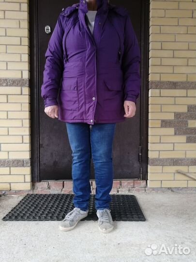 Куртка новая зимняя женская 48 50 цвет баклажан
