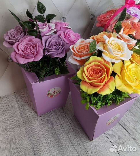 Мыло ручной работы. Набор 8 марта